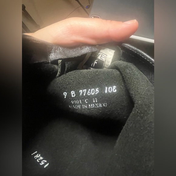 Frye Veronica slouch black leather boots size 9 - Picture 3 of 3